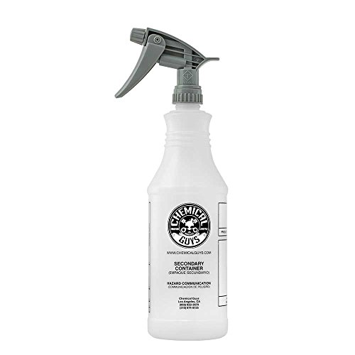 Chemical Guys Acc_130 Professional Chemical Resistant Heavy Duty Bottle and Sprayer, 32 oz