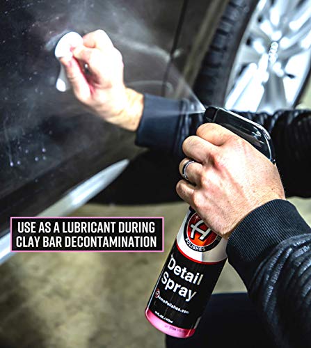 Adam's Detail Spray - Quick Waterless Detailer Spray For Car Detailing | Polisher Clay Bar & Car Wax Boosting Tech | Add Shine Gloss Depth Paint | Car Wash Kit & Dust Remover (Collection)