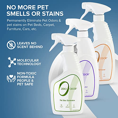 Zero Odor ZOP 1065 Multi Pet Odor Eliminator Kit White Pack of 3