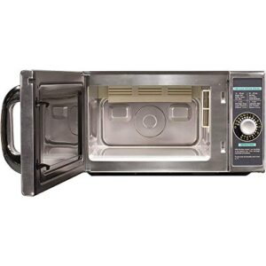 Sharp R-21LCFS Medium Duty Commercial Microwave (Dial Timer, 1000-Watts, 120-Volts) (Update of R-21LCF),Silver