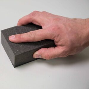 Chemical Guys CLAY_BLOCK Clay Block V2 (4.6 in. x 3.5 in. x 1.7 in.), Black