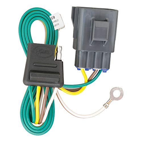 CURT 56159 Vehicle-Side Custom 4-Pin Trailer Wiring Harness, Fits Select Land Rover Evoque