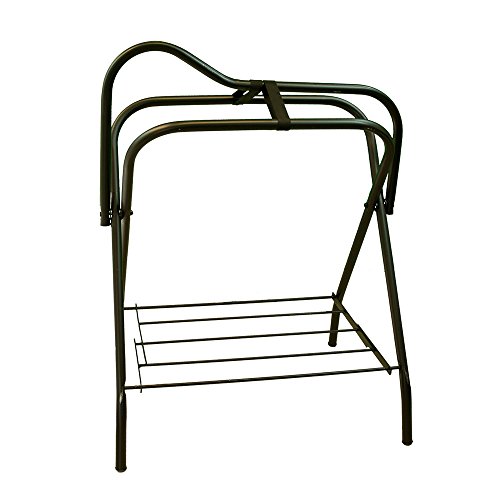 Intrepid International Folding Saddle Stand, Black