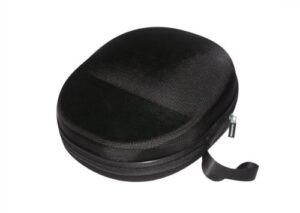 xl casebudi hard headphone case | compatible with akg, audio technica, sony, sennheiser, turtle beach & more | black ballistic nylon
