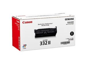 canon genuine toner, cartridge 332 black, high capacity (6264b012), 1 pack, for canon color imageclass lbp7780cdn laser printer