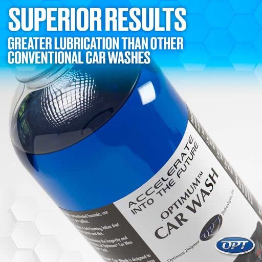 Optimum Car Wash - 1 Gallon, Biodegradable Foaming Car Wash Soap, For Professional Car Detailing and At Home Car Wash, Bucket Wash, or Use with Foam Gun or Foam Cannon