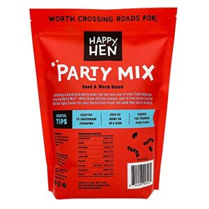 Happy Hen Treats Party Mix Seed And Mealworm, 2 Lb