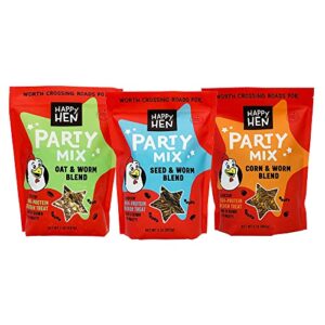 Happy Hen Treats Party Mix Seed And Mealworm, 2 Lb