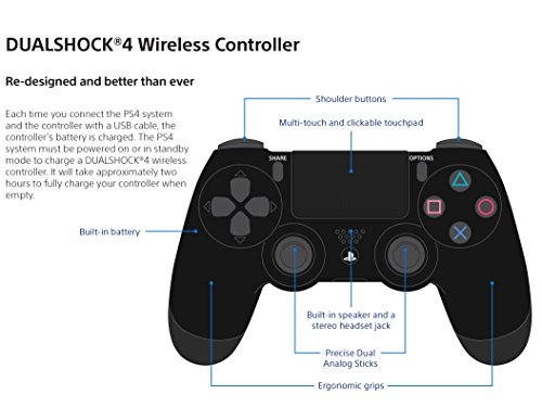 DualShock 4 Wireless Controller for PlayStation 4 - Jet Black [Old Model]