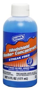gunk m506-24pk concentrated windshield washer solvent with ammonia - 6 oz, (case of 24)