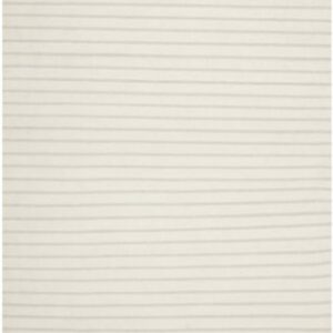 SAFAVIEH Dhurries Collection 5' x 8' White DHU313D Handmade Flatweave Premium Wool Area Rug