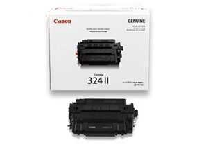 canon genuine toner, cartridge 324 ii black, high capacity (3482b003), 1 pack, for canon imageclass mf515dw, lbp6780dn laser printers