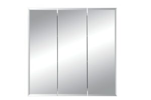 jensen 255024 horizon frameless medicine oversize cabinet, 21-3/4 by 20-3/8 by 3-1/2-inch