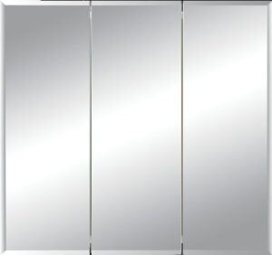 jensen 255030 horizon frameless medicine oversize cabinet, 27-3/4-inch by 24-3/4-inch by 3-1/2-inch
