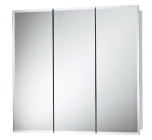 jensen 255224 horizon frameless medicine oversize cabinet, 24-inch by 24-inch by 5-1/4-inch