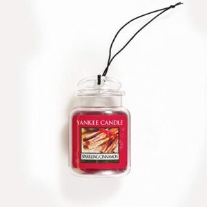 Yankee Candle 1220909E Car Freshener, Car Jar Ultimate, Sparkling Cinnamon