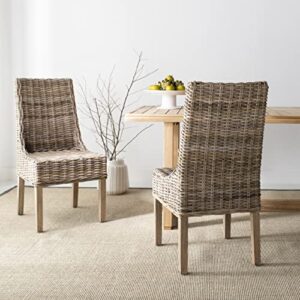 safavieh home collection suncoast brown dining chair