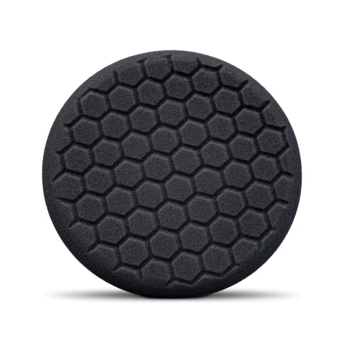 Chemical Guys BUFX106HEX Self-Centered Hex Logic Finishing Pad, Black (7.5 Inch Fits 7 Inch Backing Plate)