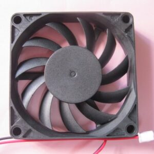 2 pcs Brushless DC Cooling Fan 12V 7015S 11 Blades 2 wire 70x70x15mm Sleeve-bearing Skywalking