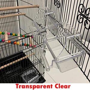 Large Double Roof Top Flight Bird Cage with Toys for Cockatiels Sun Parakeets Green Cheek Conures Aviary Budgie Finch Lovebird Canary Pet Bird Travel Cage