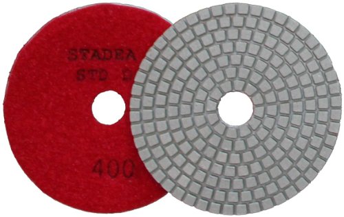 STADEA 4" Diamond Wet Polishing Pads for Wet Polisher Concrete Stone Polishing: Grit 30 grinding wheel