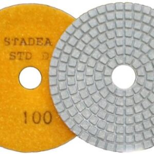 STADEA 4" Diamond Wet Polishing Pads for Wet Polisher Concrete Stone Polishing: Grit 30 grinding wheel