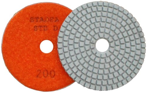 STADEA 4" Diamond Wet Polishing Pads for Wet Polisher Concrete Stone Polishing: Grit 30 grinding wheel