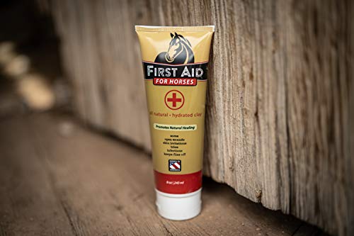 Redmond First Aid All Natural Hydrated Clay For Horses, 8 Ounce Tube