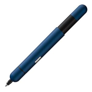 lamy pico ballpoint pen, blue barrel, black ink (l288ib)