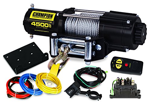 Champion Power Equipment-14560 4500-lb. ATV/UTV Wireless Winch Kit