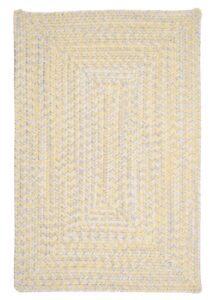 catalina polypropylene braided rug, 7-feet by 9-feet, sun-soaked