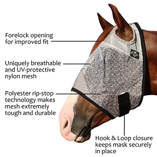 Professionals Choice Fly Mask | Large (Horse) | Grey