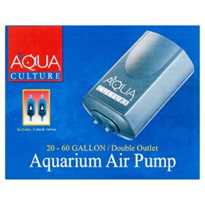 20 - 60 Gallon Aquarium Air Pump by Aquaculture