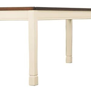 Signature Design by Ashley Whitesburg Cottage Rectangular Dining Bench, Brown & Antique White