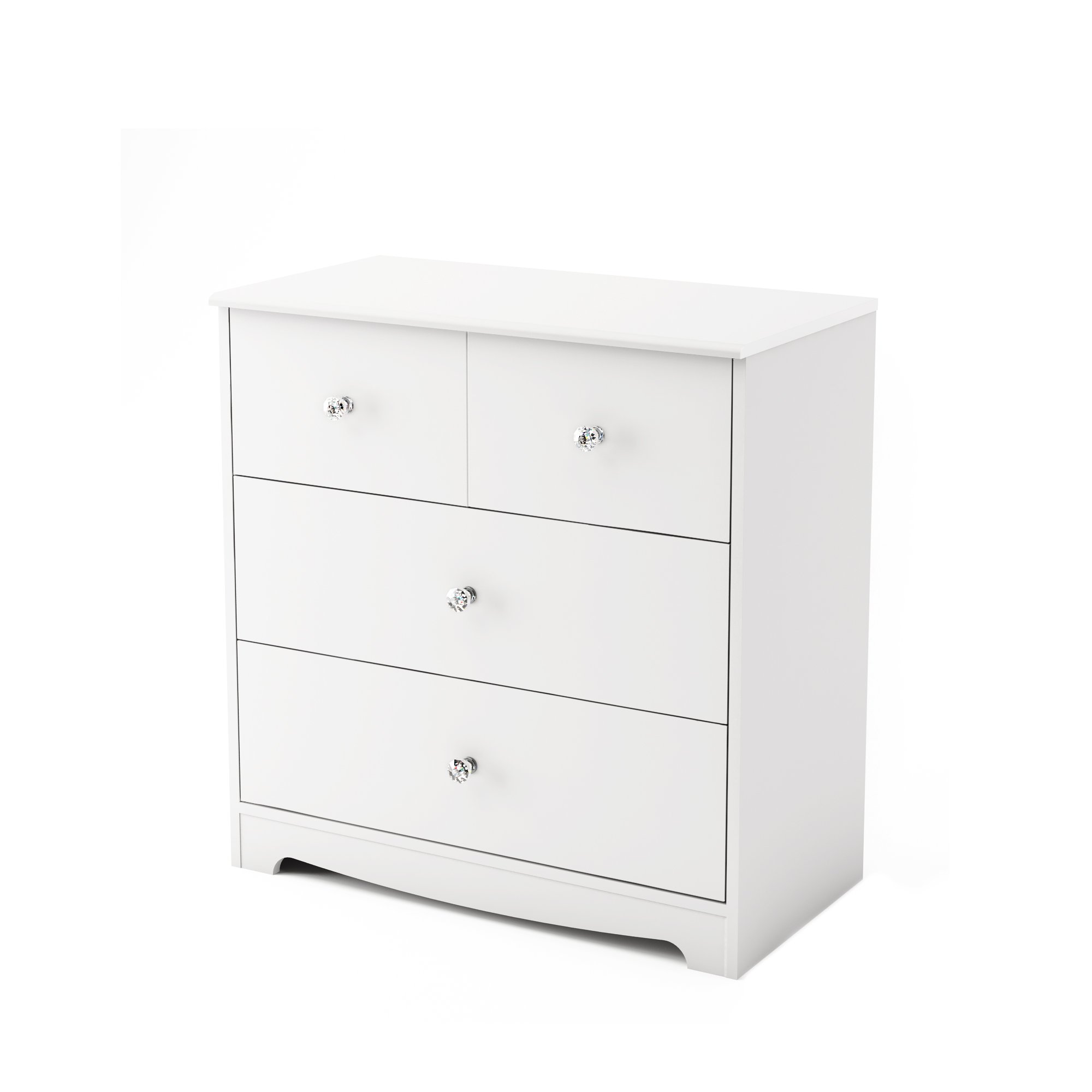 South Shore Little Teddy 3 Drawer Chest, Pure White