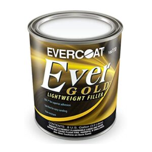 evercoat evergold lightweight filler - easy sanding body filler for professional use - 128 fl oz
