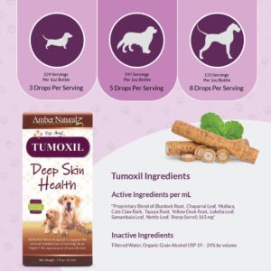 Amber NaturalZ - TUMOXIL - Bumps Be Gone - for Dogz - 1 Ounce