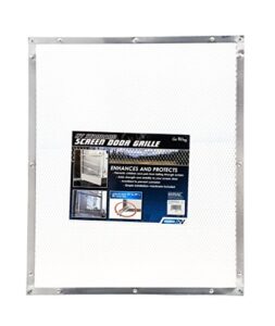 camco rv screen door mesh grille | constructed of durable aluminum | (43981)