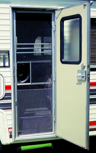 Camco RV Screen Door Mesh Grille | Constructed of Durable Aluminum | (43981)