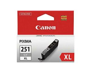 canon cli-251gy xl ink cartridge - gray - inkjet - 665 page - oem