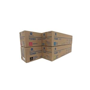 Konica Minolta Part# TN-711K. TN-711C. TN-711M. TN-711Y Toner Cartridge Set (OEM)