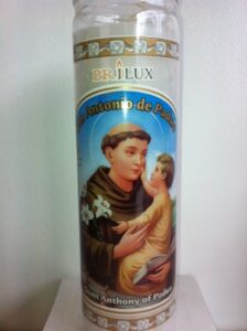 saint anthony of padua (san antonio de padua) 7 day unscented candle in glass saint anthony of padua (san antonio de padua) 7 day unscented candle in glass saint anthony of padua (san antonio de padua) 7 day unscented candle in glass saint anthony of padu