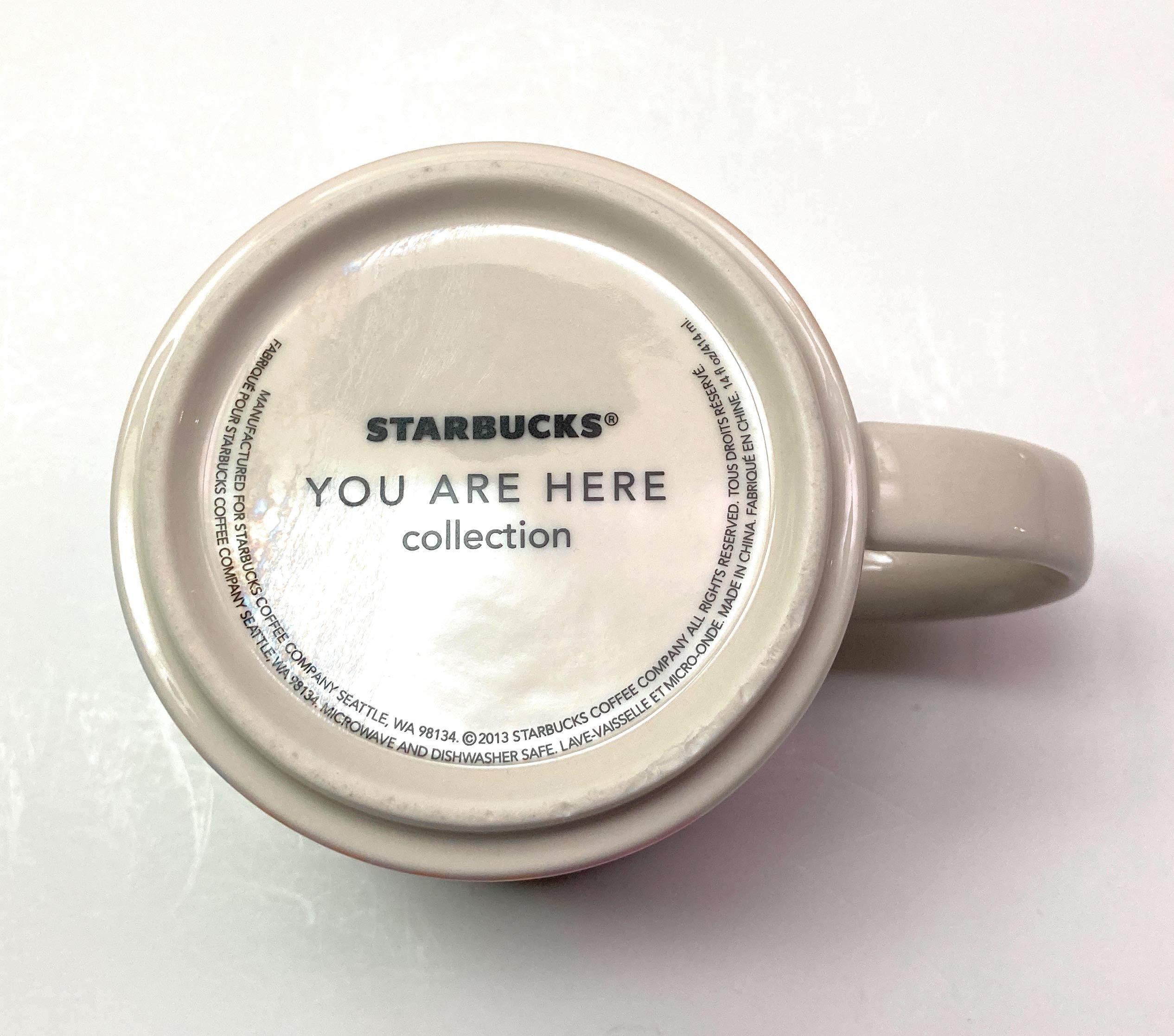 Florida Starbucks You Are Here Collection 14 Ounce Ceramic Mug