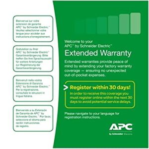 APC by Schneider Electric WBEXTWAR3YR-SP-04 3 Year Extended Warranty