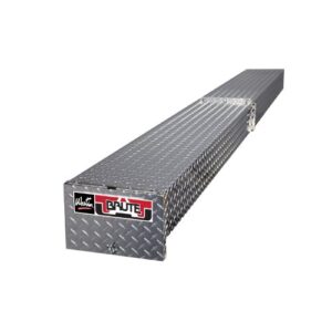 brute 80-cc121 pro series 121.5" conduit carrier polished aluminum tool box with install kit