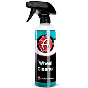 Adam's Polishes Wheel Cleaner 16oz - Tough Wheel Cleaning Spray for Car Wash Detailing | Rim Cleaner & Brake Dust Remover | Safe On Chrome Clear Coated & Plasti Dipped Wheels | Use w/Wheel Brush