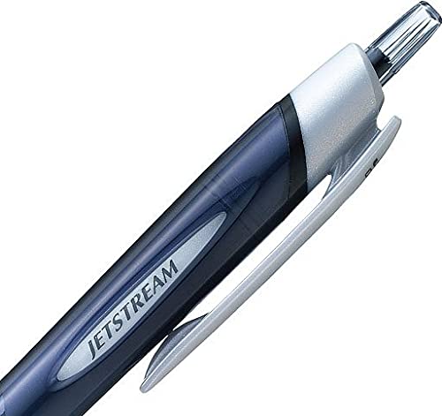 uni Jetstream Standard Ballpoint Pen - 0.38 mm - Black Ink - Black Body