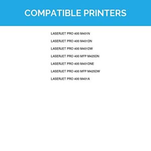 LD Products Compatible Toner Cartridge Replacements for HP 80A CF280A (Black, 2-Pack) for use in HP Laserjet Pro 400 M401a 400 M401dn, 400 M401dne, 400 M401dw, 400 M401n, 400 M425dn, 400 MFP M425dw