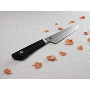 Shun Cutlery Sora Hollow Ground Santoku Knife 7”, Asian-Inspired Knife for All-Purpose Food Prep, Chef Knife Alternative, Handcrafted Japanese Knife