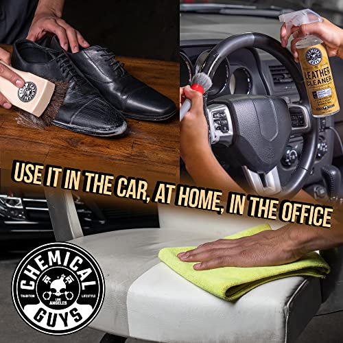 Chemical Guys SPI_208_16 Colorless and Odorless Leather Cleaner for Car Interiors, Furniture, Boots, and More (Works on Natural, Synthetic, Pleather, Faux Leather and More), 16 fl oz